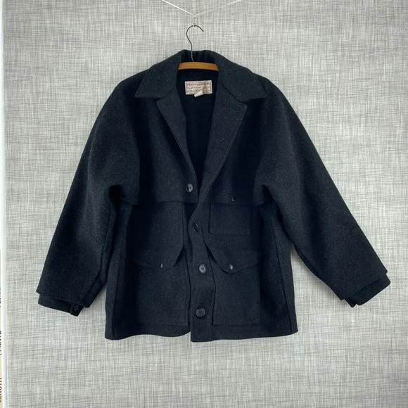 Filson Other - Vintage CC Filson Wool Double Packer Mackinaw Mens 42 Charcoal Excellent c151